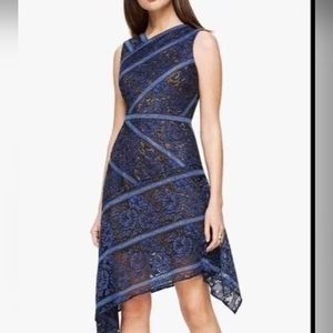 Bcbgmaxazria size 2 "Mary Ann" asymmetrical dress